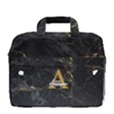 Personalized Name Initial Marble MacBook Pro 15  Shoulder Laptop Bag View4