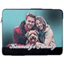 Personalized Comic Style City Lover Photo 17  Vertical Laptop Sleeve Case With Pocket View1