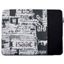 Personalized Newspaper Name Laptop Sleeve Case with Pocket 17  Vertical Laptop Sleeve Case With Pocket View2