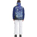 Custom The Starry Night Logo Any Text Name Men s Pullover Zip Ski and Snowboard Waterproof Breathable Jacket View4