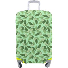 Leaves Pattern Texture Seamless Luggage Cover (large)