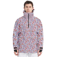 Floral Mix Men s Pullover Zip Ski And Snowboard Waterproof Breathable Jacket