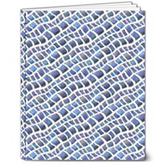 Blue Snake 8  X 10  Hardcover Notebook