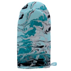 Fluid Turquoise Microwave Oven Glove