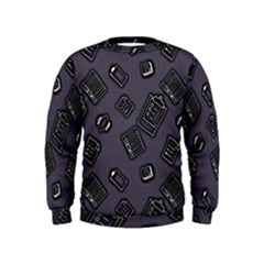 Background Wallpaper Pattern Notes Kids  Sweatshirt