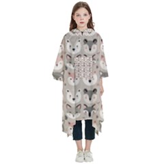 Cute Animals Kids  Hooded Rain Ponchos