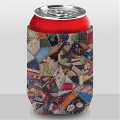 Background Embroidery Pattern Stitches Abstract Can Holder