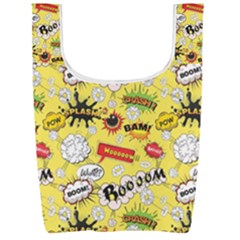 Cartoon Comics Pattern Foldable Shopping Bag
