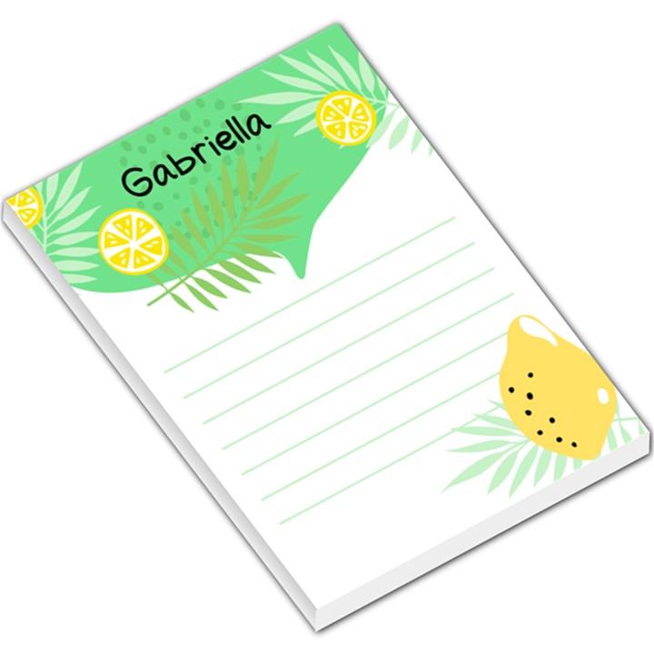 Fruit Print Design Large Memo Pads