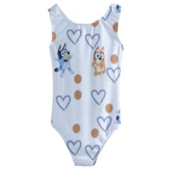 Bluey, Bluey Merch, Bluey Pattern, Bluey Bluey, Bingo, Bluey Design, Bluey Dog Kids  Cut-out Back One Piece Swimsuit