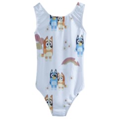 Bluey, Bluey Merch, Bluey Pattern, Bluey Bluey, Bingo, Bluey Design, Bluey Dog Kids  Cut-out Back One Piece Swimsuit