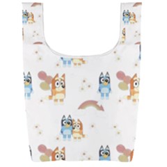 Bluey, Bluey Merch, Bluey Pattern, Bluey Bluey, Bingo, Bluey Design, Bluey Dog Foldable Shopping Bag