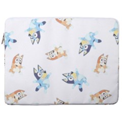 Bluey, Bluey Merch, Bluey Pattern, Bluey Bluey, Bingo, Bluey Design, Bluey Dog 17  Vertical Laptop Sleeve Case With Pocket
