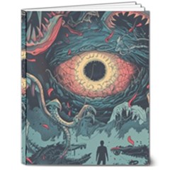 Monsters Nightmare 8  X 10  Hardcover Notebook