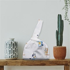 Bluey, Bluey Merch, Bluey Pattern, Bluey Bluey, Bingo, Bluey Design, Bluey Dog Japanese Wrist Knot Bag
