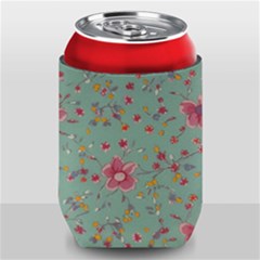 Mid Century Retro Floral 1970s 1960s Pattern 79 Can Holder