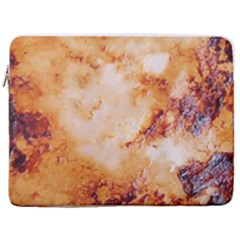 Burnt Paper Texture Print Design 17  Vertical Laptop Sleeve Case With Pocket