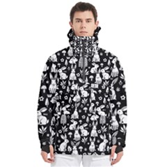Easter Bunny Pattern Men s Pullover Zip Ski And Snowboard Waterproof Breathable Jacket