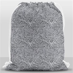 Dark Grey Snake Drawstring Bag (large)