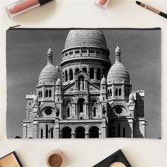 Vintage France Paris The Sacre Coeur Basilica 1970 Cosmetic Bag (xxxl)