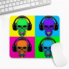 Rockin  Skulls & Lollipops Large Mouse Pad (rectangle)