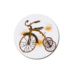 Tree Cycle Drink Coaster (round)
