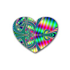 Modern Art Drink Coasters (heart)
