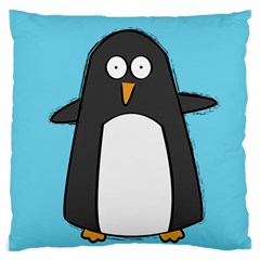 Hello Penguin Large Cushion Case (single Sided) 