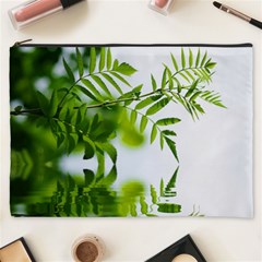 Leafs With Waterreflection Cosmetic Bag (xxxl)