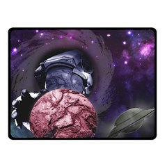 Thy Planet Is Mine! Fleece Blanket (small)