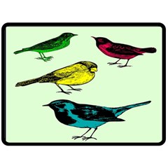 Song Birds Fleece Blanket (extra Large)