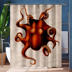 Here There Be Monsters Shower Curtain 60  X 72  (medium)
