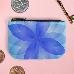 Abstract Lotus Flower 1 Coin Change Purse