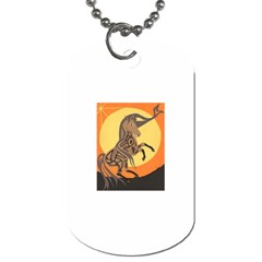 Embracing The Moon Copy Dog Tag (one Sided)
