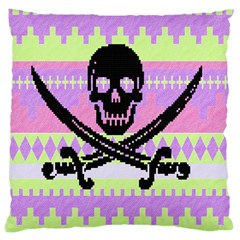 Ugly Pirate Sweater Large Cushion Case (single Sided) 