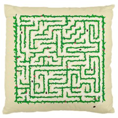 A-maze    Large Cushion Case (single Sided) 