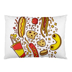 Food Frenzy Pillow Case (two Sides)