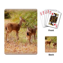 Deer In Nature Playing Cards Single Design