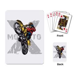 Moto X Wheelie Playing Cards Single Design