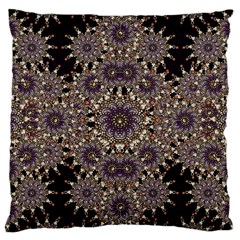 Luxury Ornament Refined Artwork Large Cushion Case (single Sided) 