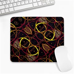 Luxury Futuristic Ornament Large Mouse Pad (rectangle)