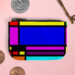 Mondrian Coin Change Purse