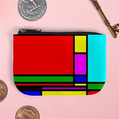 Mondrian Coin Change Purse