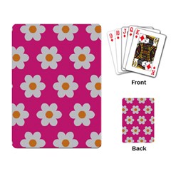 Daisies Playing Cards Single Design