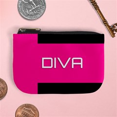 Diva Hot Pink Coin Change Purse