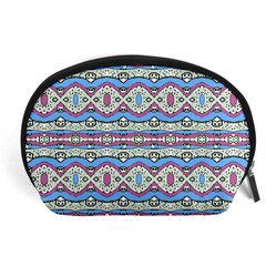 Aztec Style Pattern In Pastel Colors Accessory Pouch (large)