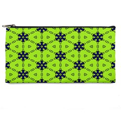Blue Flowers Pattern Pencil Case