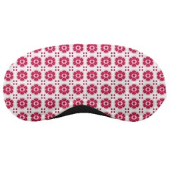 Sweety Pink Floral Print Sleeping Mask