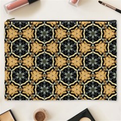 Faux Animal Print Pattern Cosmetic Bag (xxxl)