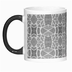 Grey White Tiles Geometry Stone Mosaic Pattern Morph Mug